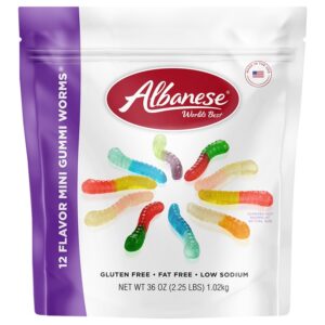 Mini Gummi Worms | Packaged