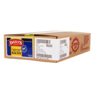 Dailys L/O Bacon 18/20 15lb | Corrugated Box