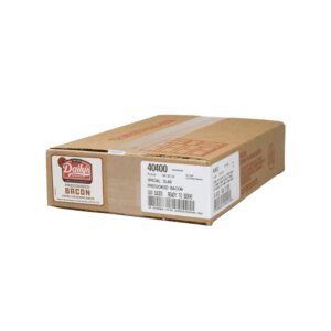 Dailys Cooked Bacon Slab 2/150ct | Corrugated Box