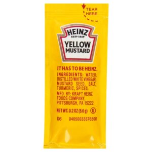 Mustard Packets | Packaged