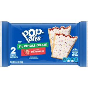 Whole Grain Frosted Strawberry Pop-tarts | Packaged