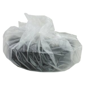 12″ Black Plastic Trays | Packaged