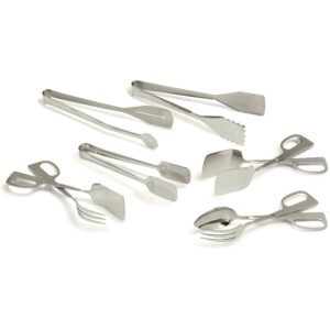Serving Tong, 8.25″, with Tines, S/S | Styled