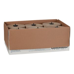 7 3/4″ Natural Roll Towels | Packaged