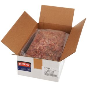 Cooked Bacon, 3/4″, Diced | Packaged