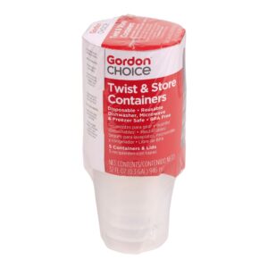 Twist & Store Containers with Lids | Packaged