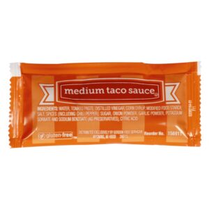 Medium Taco Sauce, Packets | Raw Item