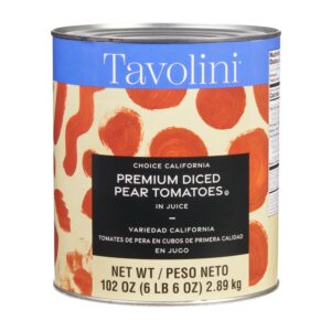 Diced Pear Tomatoes | Packaged