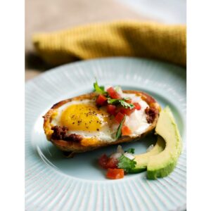 Baked Split Potato Skins | Styled