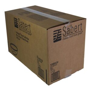 Black Plastic Bowl | Corrugated Box