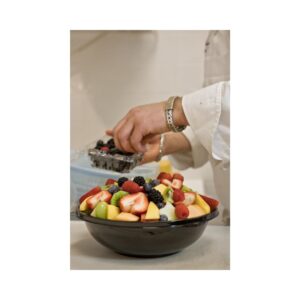 Black Plastic Bowl | Styled