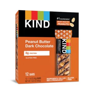 Peanut Butter Dark Chocolate Bars | Packaged