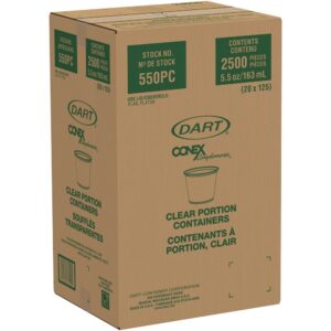 5.5 oz. Clear Souffle Portion Cups | Corrugated Box