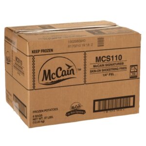 1/4″ SS Skin-On Sig Fries | Corrugated Box