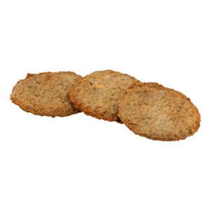 Cooked Turkey Sausage Patties, 1.4 oz. | Styled