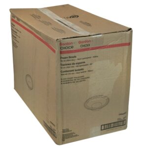 12 oz. White Foam Bowls | Corrugated Box