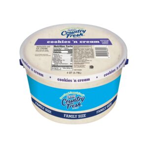 Cookies N Cream Ice Cream | Packaged
