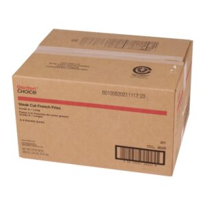 Steak-Cut Fries, Extra Long, Fancy | Corrugated Box