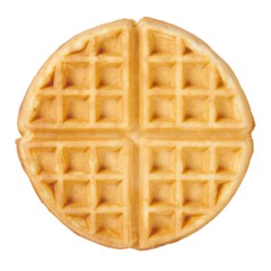 Round Belgian Waffles 5 oz. | Raw Item
