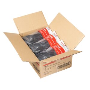 Black Plastic Serving Tongs, 9.25 inch | Packaged