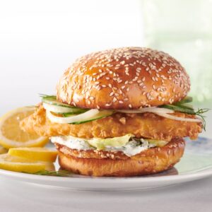 Sesame Butter Hamburger Buns | Styled