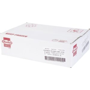 Fully Cooked Skinless Sausage Links, .8 oz. | Corrugated Box