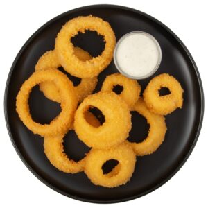 Gourmet Breaded Onion Rings | Styled