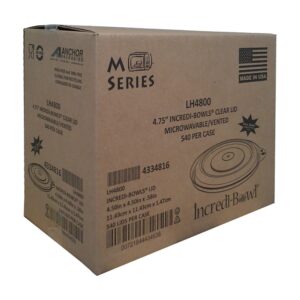 LID PLAS VNTD 5/8/10Z BWL CLR 540CT | Corrugated Box