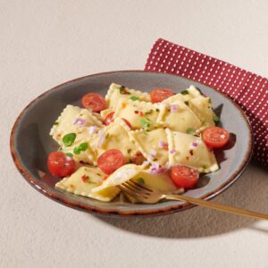 Square Cheese Ravioli | Styled