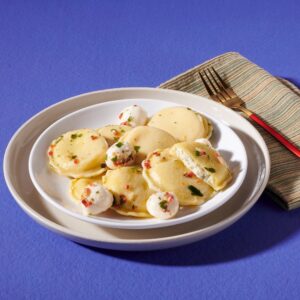 Round Four Cheese Ravioli | Styled