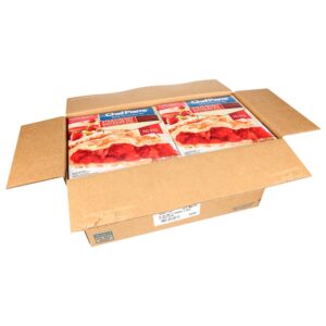PIE STRAWBERRY RHUBARB 10″HIGH 48 OZ FRO | Packaged
