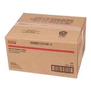Natural Potato Cubes | Corrugated Box