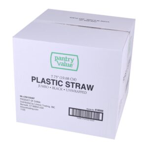 Jumbo Straws | Corrugated Box