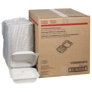 CONT MFPP 3CMPT 8.5″ WHT HINGD 2-73CT | Styled