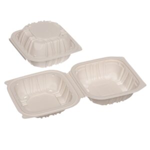 CONT MFPP 1CMPT WHT 6X6 HNGD 400CT | Raw Item