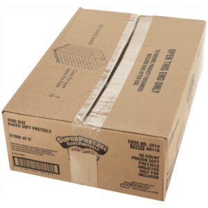 King Size Baked Soft Pretzels | Corrugated Box