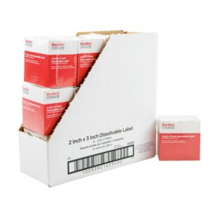 LABEL DISSOLVAB FOOD STOR 250CT | Styled