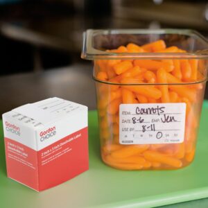 LABEL DISSOLVAB FOOD STOR 250CT | Styled