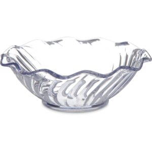 PLAS 5Z CLR TULIP BERRY DISH CARLISLE | Raw Item