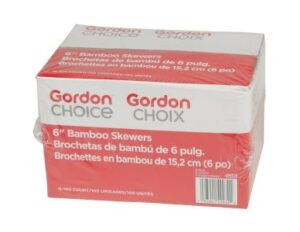 6 inch Bamboo Skewers | Corrugated Box