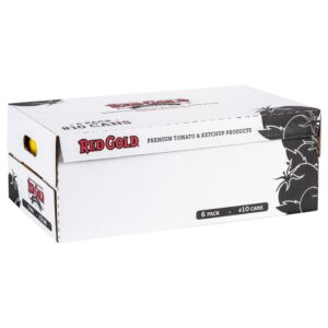RED GOLD TOMATOES DCD IN JUICE 10 | Corrugated Box
