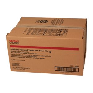 Vanilla Soft Serve Mix | Corrugated Box