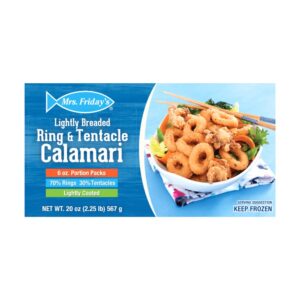Mrs. Fridays Lightly Breaded Ring & Tent | Packaged