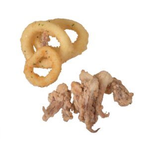 Mrs. Fridays Lightly Breaded Ring & Tent | Raw Item