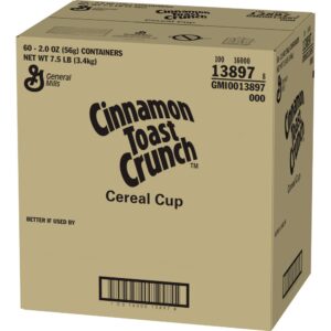 Cinnamon Toast Crunch Cereal Cups | Corrugated Box