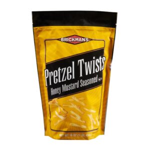 BRICKMANS PRETZEL TWISTS HNY MSTRD 16Z | Packaged