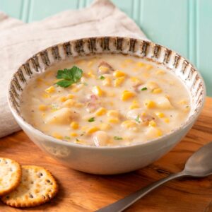 SOUP CHOWD CORN FRSH 2-8# GFS | Styled