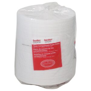 3-Compartment Plates | Packaged