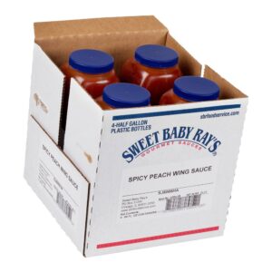 SWTBRAY SPICY PEACH WING SAUCE 64FLZ | Packaged
