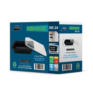 24 oz. Rectangle Containers | Packaged